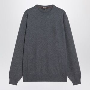 Loro Piana Grey Mã&Copy;Lange Cashmere Sweater Men